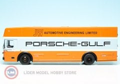 Schuco - 1:64 Mercedes Benz O 317 Renntransporter GULF-Porsche