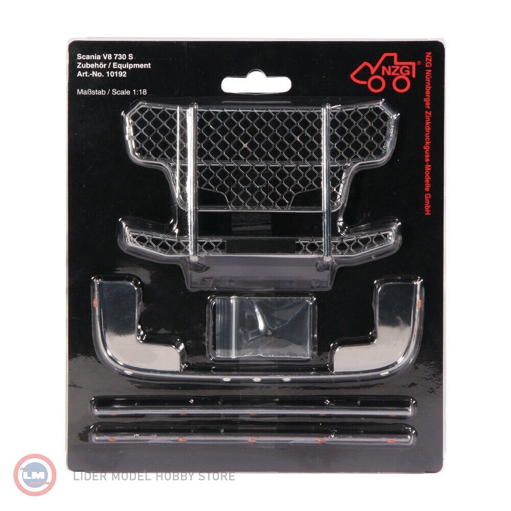 1:18 NZG Scania V8 730 S için Aksesuar Seti