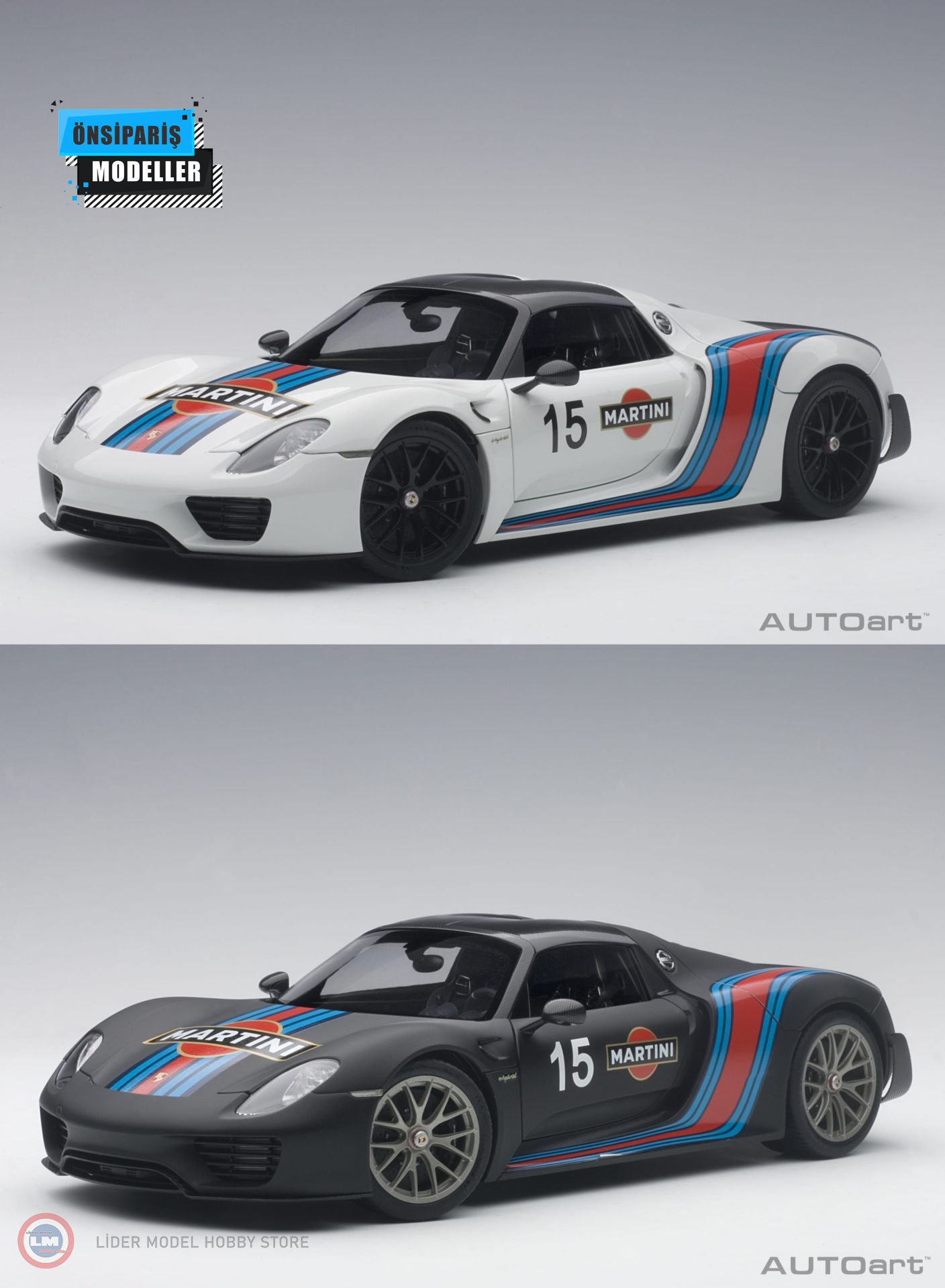 1:18 2013 Porsche 918 Spyder Weissach Package