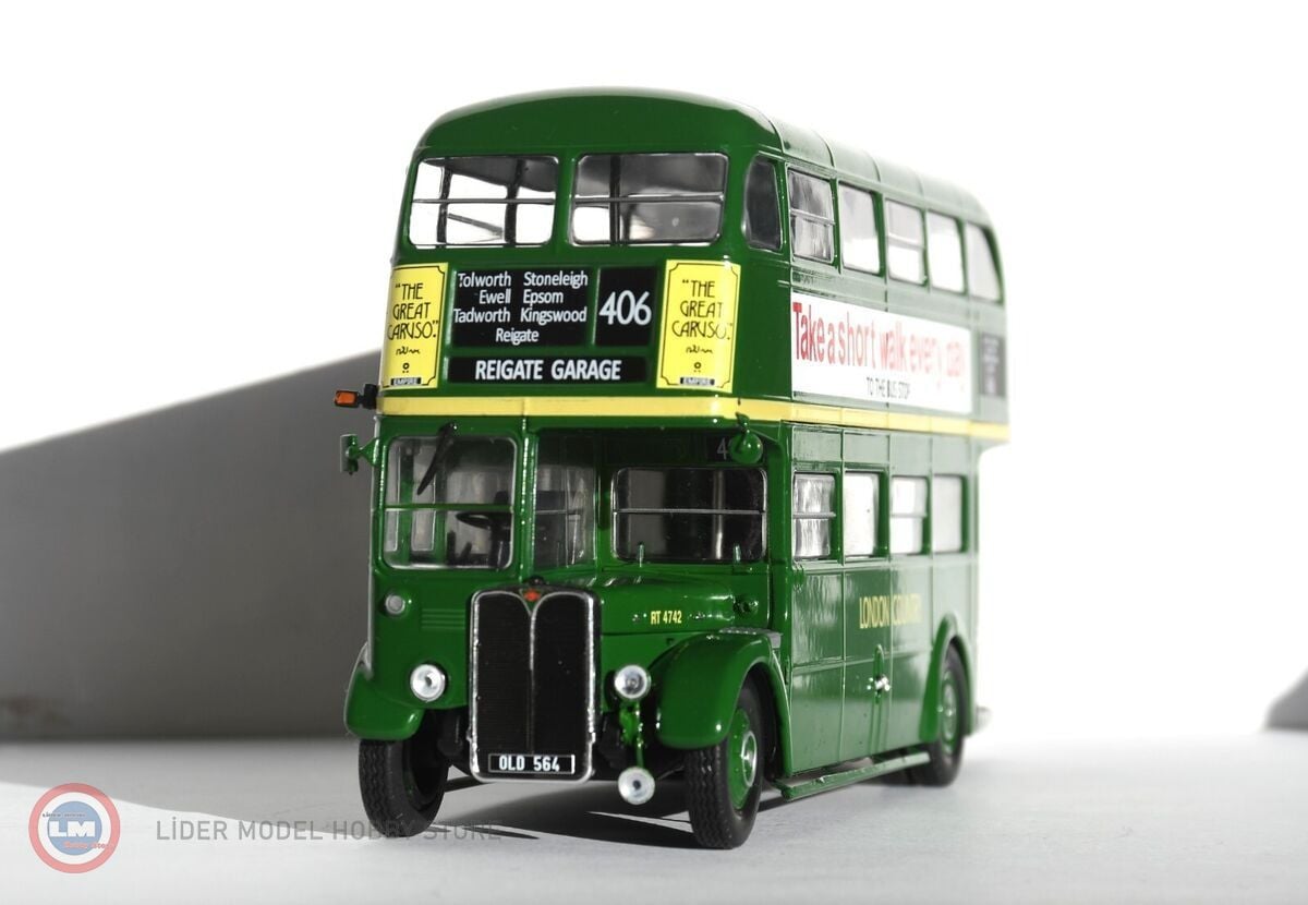 1:43 AEC REGENT III LONDON UK 1947 Çift Katlı Otobüs