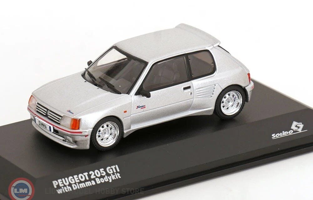 1:43 Solido 1992 Peugeot 205 Dimma – Gris Futura