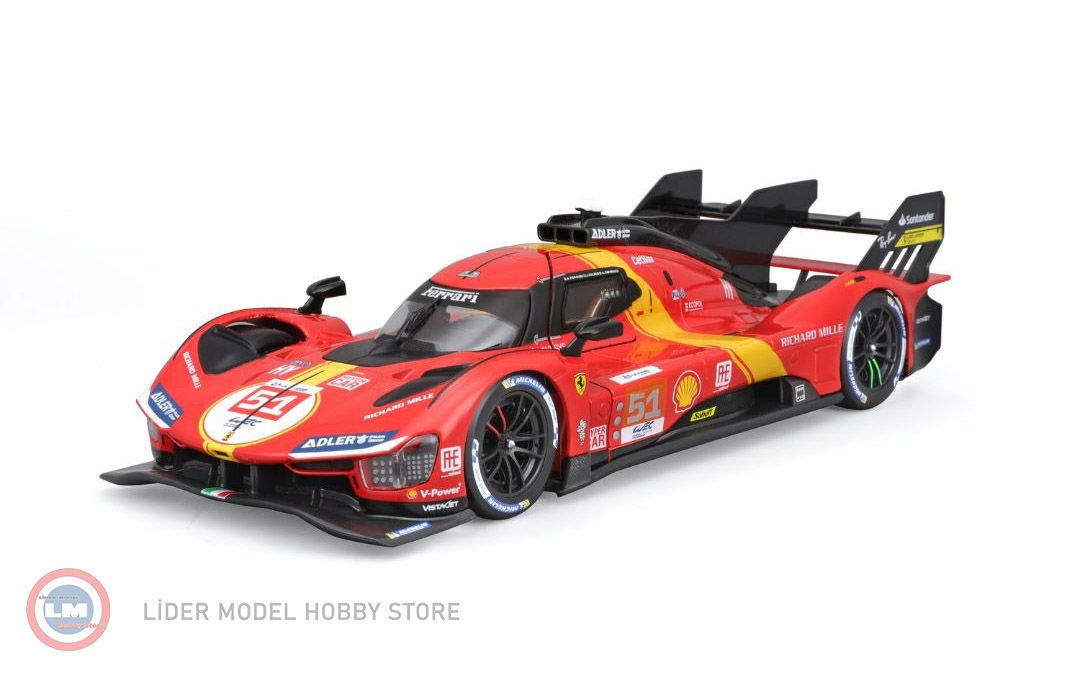 Burago - 1:24 Burago 2023 Ferrari 499P LeMans Winner 2023 #51