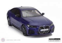 1:18 Minichamps 2022 BMW i4 G26 M50 Frozen Blue