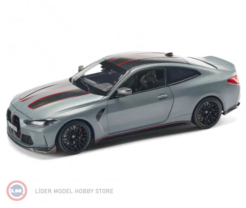1:18 Minichamps 2022 BMW M4 CSL Brooklyn Grey