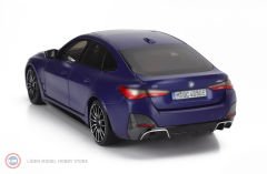 1:18 Minichamps 2022 BMW i4 G26 M50 Frozen Blue