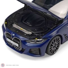 1:18 Minichamps 2022 BMW i4 G26 M50 Frozen Blue