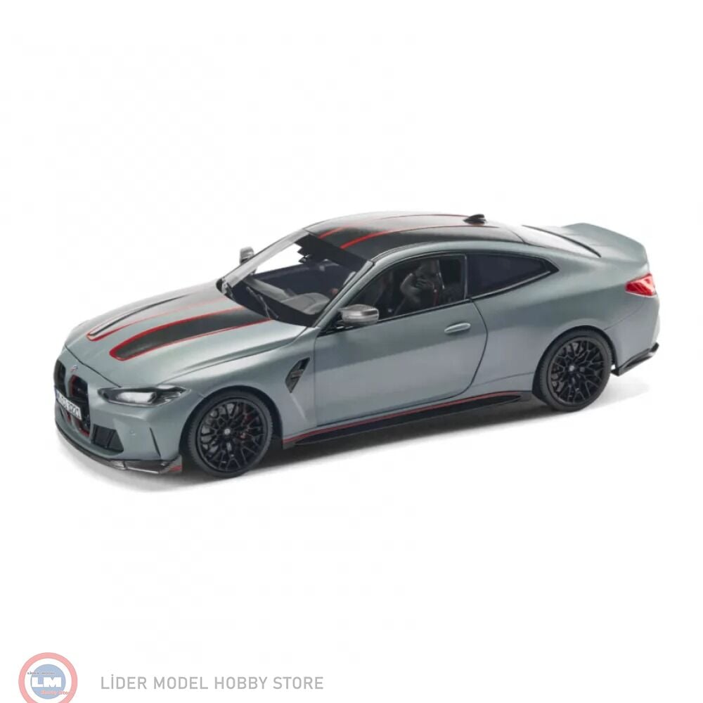 1:18 Minichamps 2022 BMW M4 CSL Brooklyn Grey