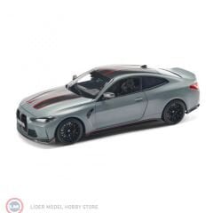 1:18 Minichamps 2022 BMW M4 CSL Brooklyn Grey