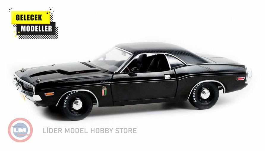 1:18 Greenlight 1970 Dodge Challenger R/T 426 HEMI 'Black Ghost'