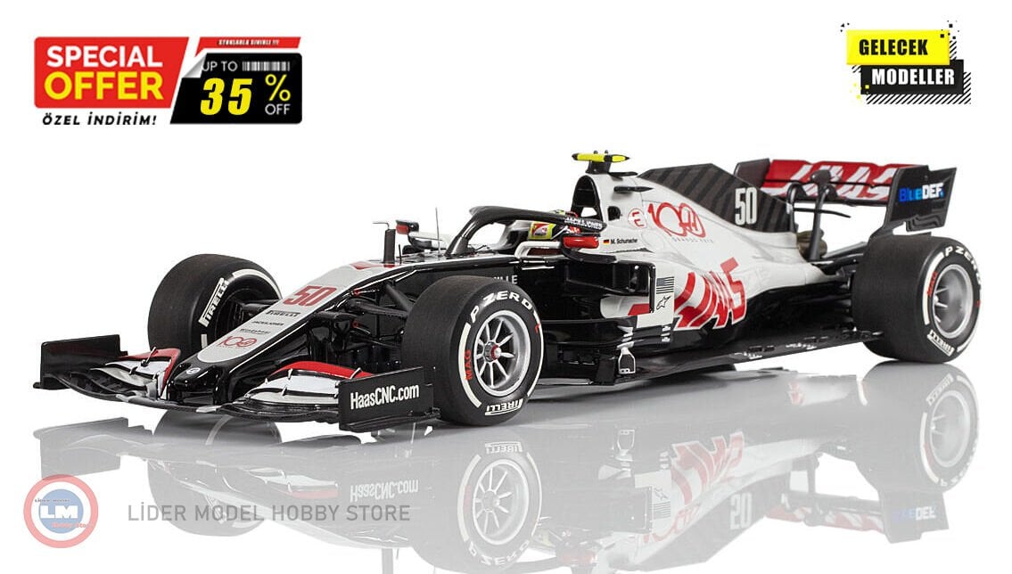 1:18 Minichamps 2020 Haas F1 TEAM VF-20 #50  - MICK SCHUMACHER - FP1 ABU DHABI GP