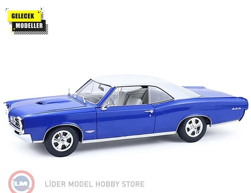 1:18 1966 Pontiac GTO - Barrier Blue with White Top