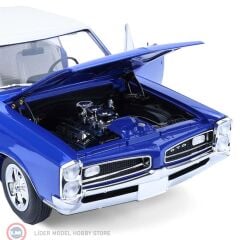 1:18 1966 Pontiac GTO - Barrier Blue with White Top