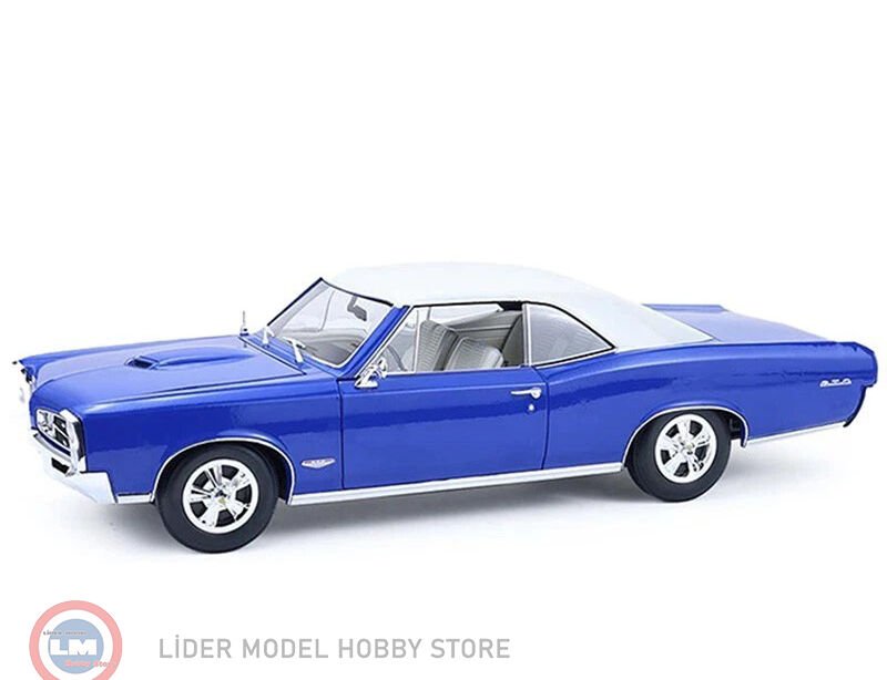 1:18 1966 Pontiac GTO - Barrier Blue with White Top