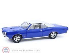 1:18 1966 Pontiac GTO - Barrier Blue with White Top