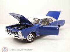 1:18 1966 Pontiac GTO - Barrier Blue with White Top