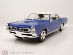 1:18 1966 Pontiac GTO - Barrier Blue with White Top