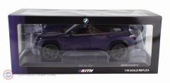 1:18 Minichamps 2023 BMW XM G09 Kith Frozen Techno Violet