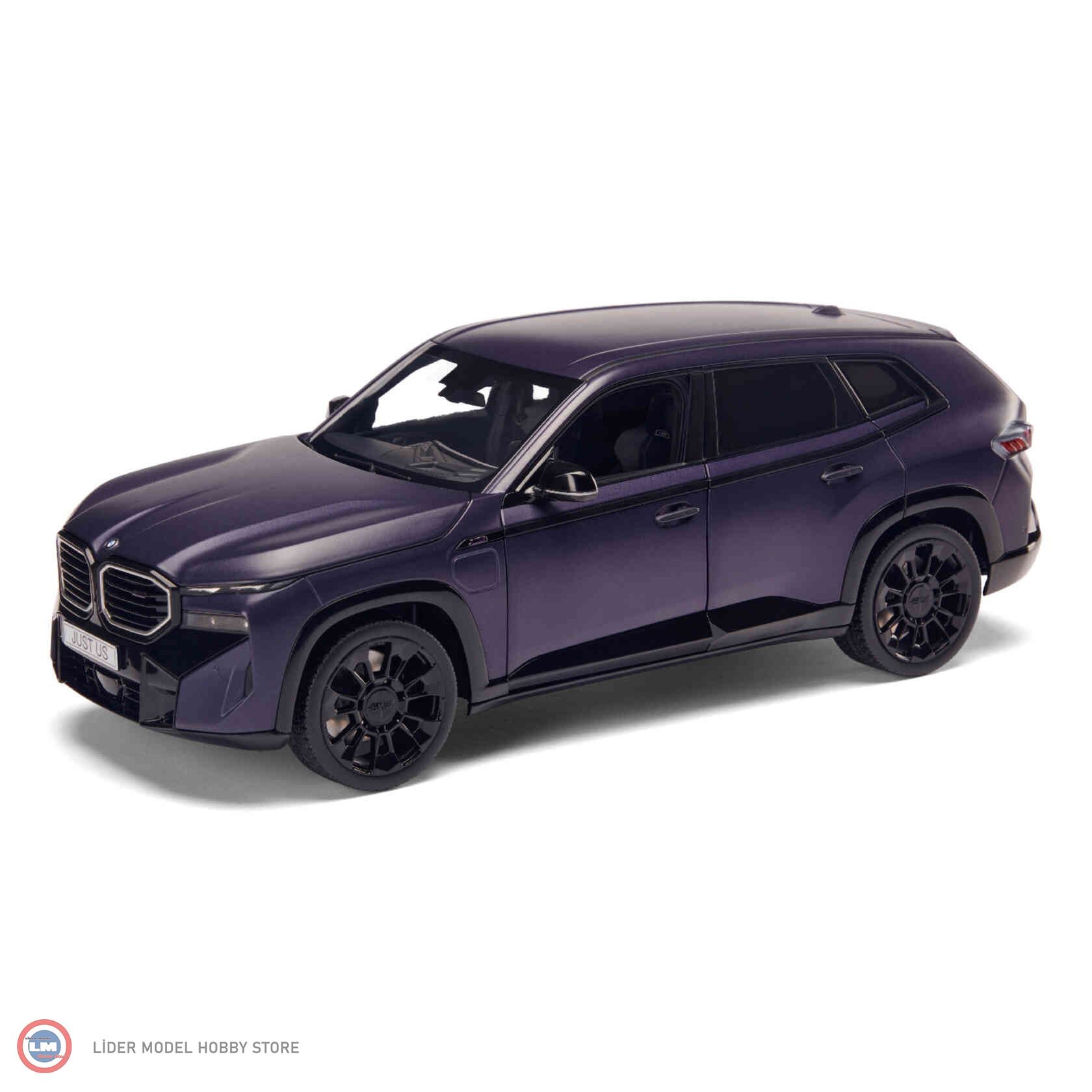 1:18 Minichamps 2023 BMW XM G09 Kith Frozen Techno Violet