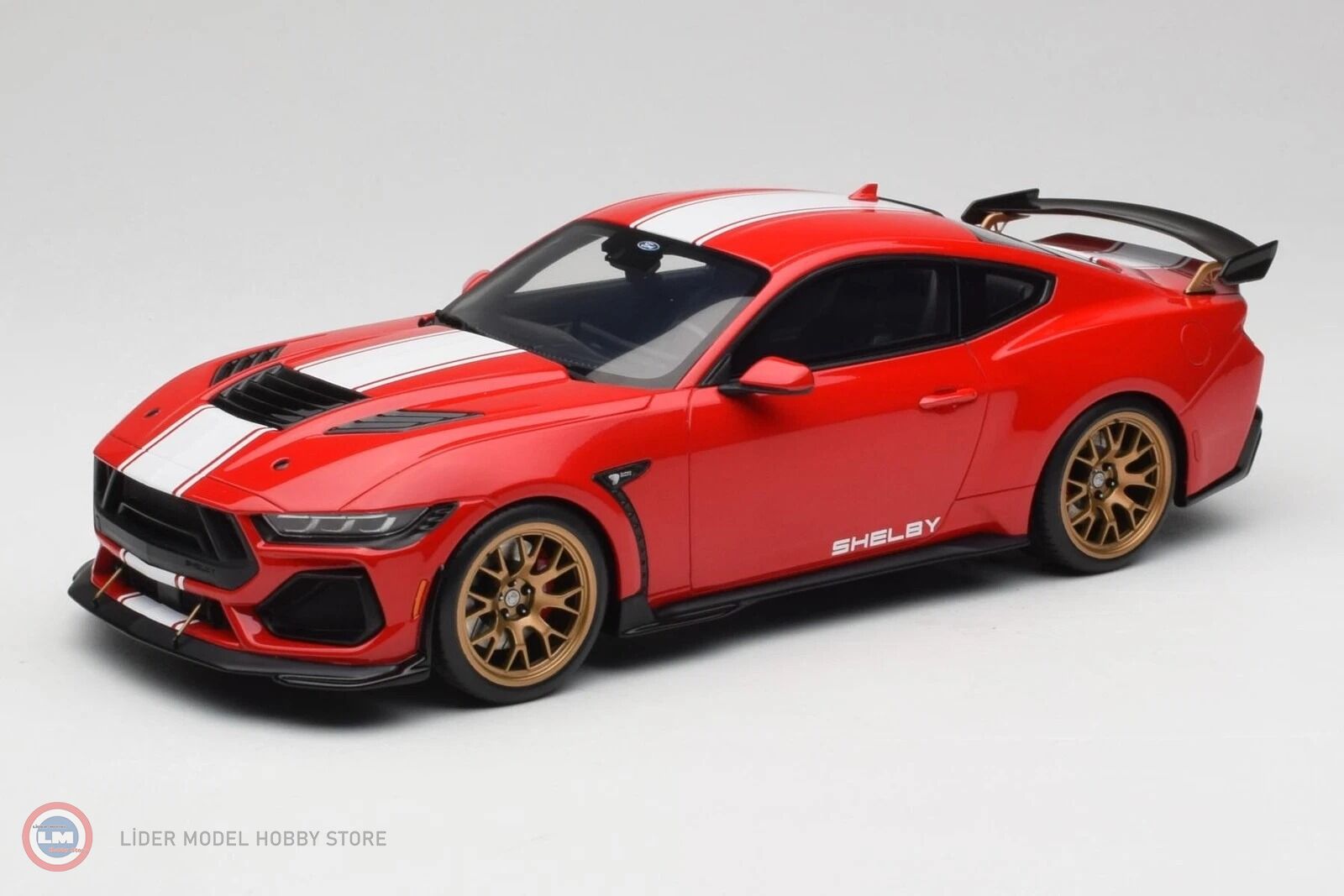 1:18 GT Spirit 2025 Ford Mustang Shelby Supersnake Race Red