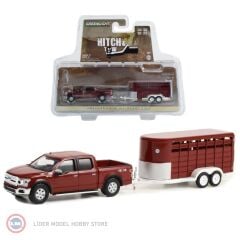 1:64 2019 Ford F-150 XLT with Livestock Trailer