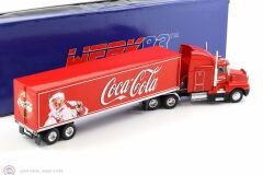 1:43 WERK83 1986 Kenworth T600 Semi trailer Truck Coca Cola