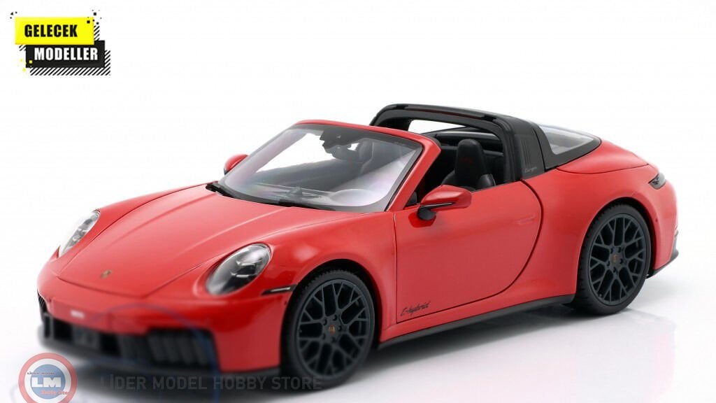 1:18 Maisto 2025 Porsche 911 (992.2) TARGA 4 GTS HYBRID - red