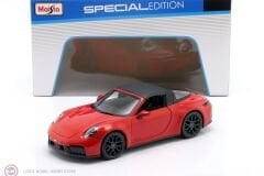 1:18 Maisto 2025 Porsche 911 (992.2) TARGA 4 GTS HYBRID - red