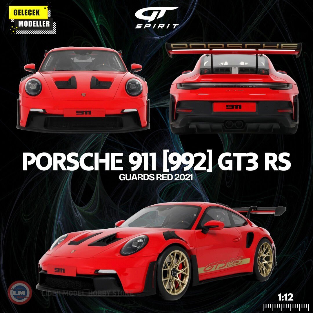 1:12 GT Spirit 2021 Porsche 911 992 GT3 RS Guards Red