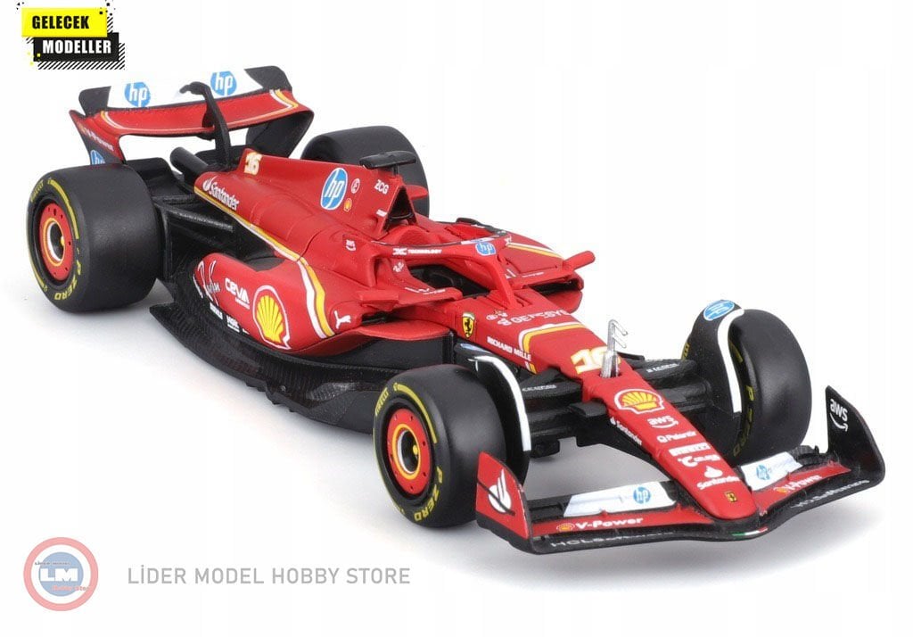 1:43 Burago 2024 FERRARI SF-24- Monza - CHARLES LECLERC #16 Formula 1