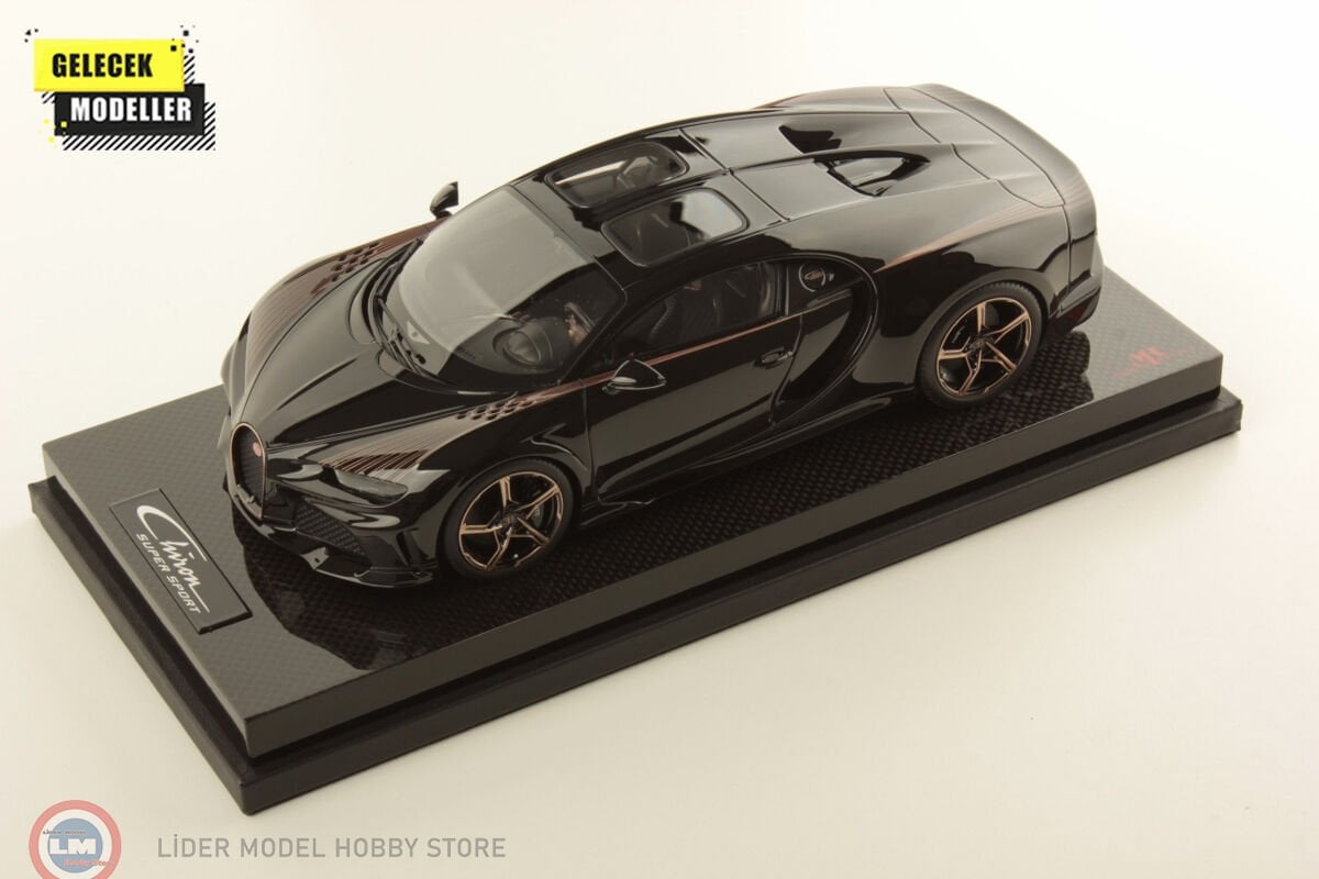 1:18 MR Collection 2022 Bugatti Chiron Super Sport - Nocturne  Rose Gold