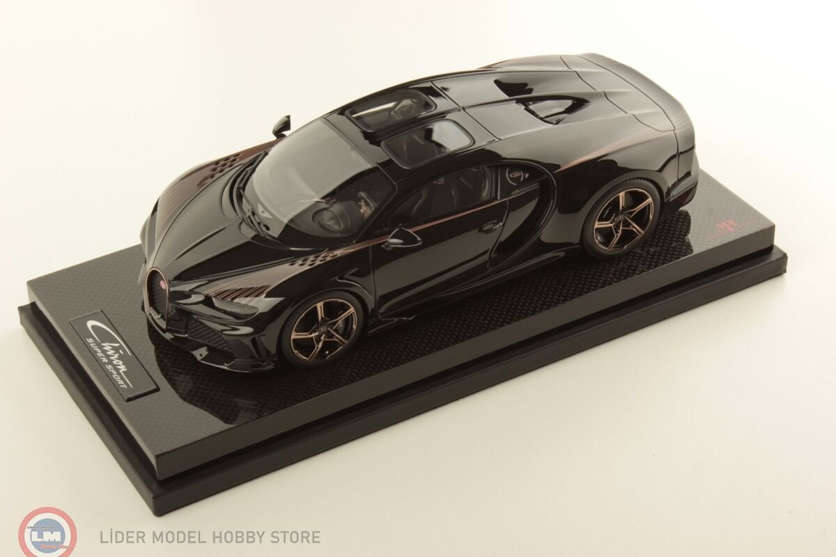 1:18 MR Collection 2022 Bugatti Chiron Super Sport - Nocturne  Rose Gold