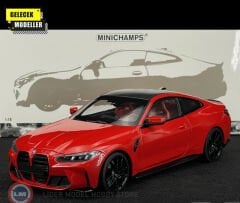 1:18 Minichamps 2024 BMW M4 – RED METALLIC