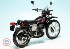 1:12 1988 YAMAHA XT500 Motosiklet -BLACK