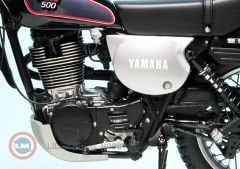 1:12 1988 YAMAHA XT500 Motosiklet -BLACK
