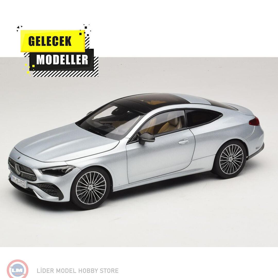 1:18 Norev 2024 Mercedes Benz CLE C236 Coupe Hightech Silver