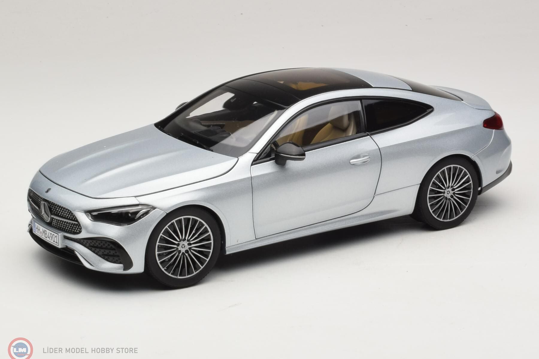 1:18 Norev 2024 Mercedes Benz CLE C236 Coupe Hightech Silver