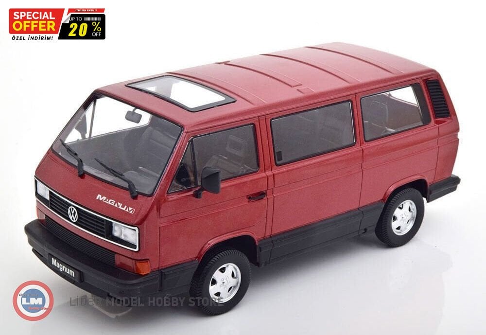 1:18 KK Scale 1987 Volkswagen T3 Multivan Magnum
