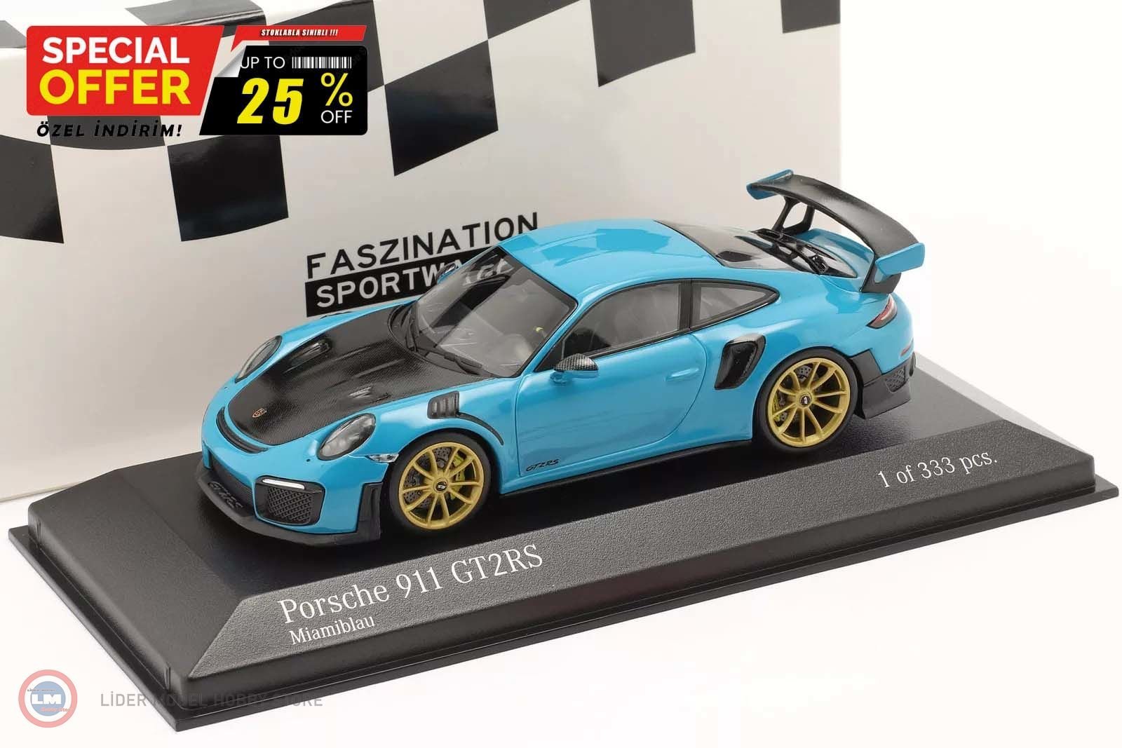 1:43 2018 Porsche 911 (991 II) GT2 RS Weissach Package