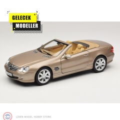 1:18 Norev 2003 Mercedes Benz SL500 R230 Travertine Beige