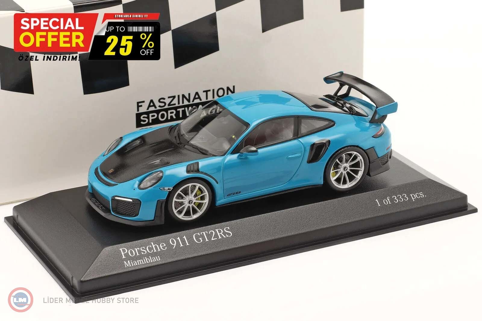 1:43 2018 Porsche 911 (991 II) GT2 RS Weissach Package