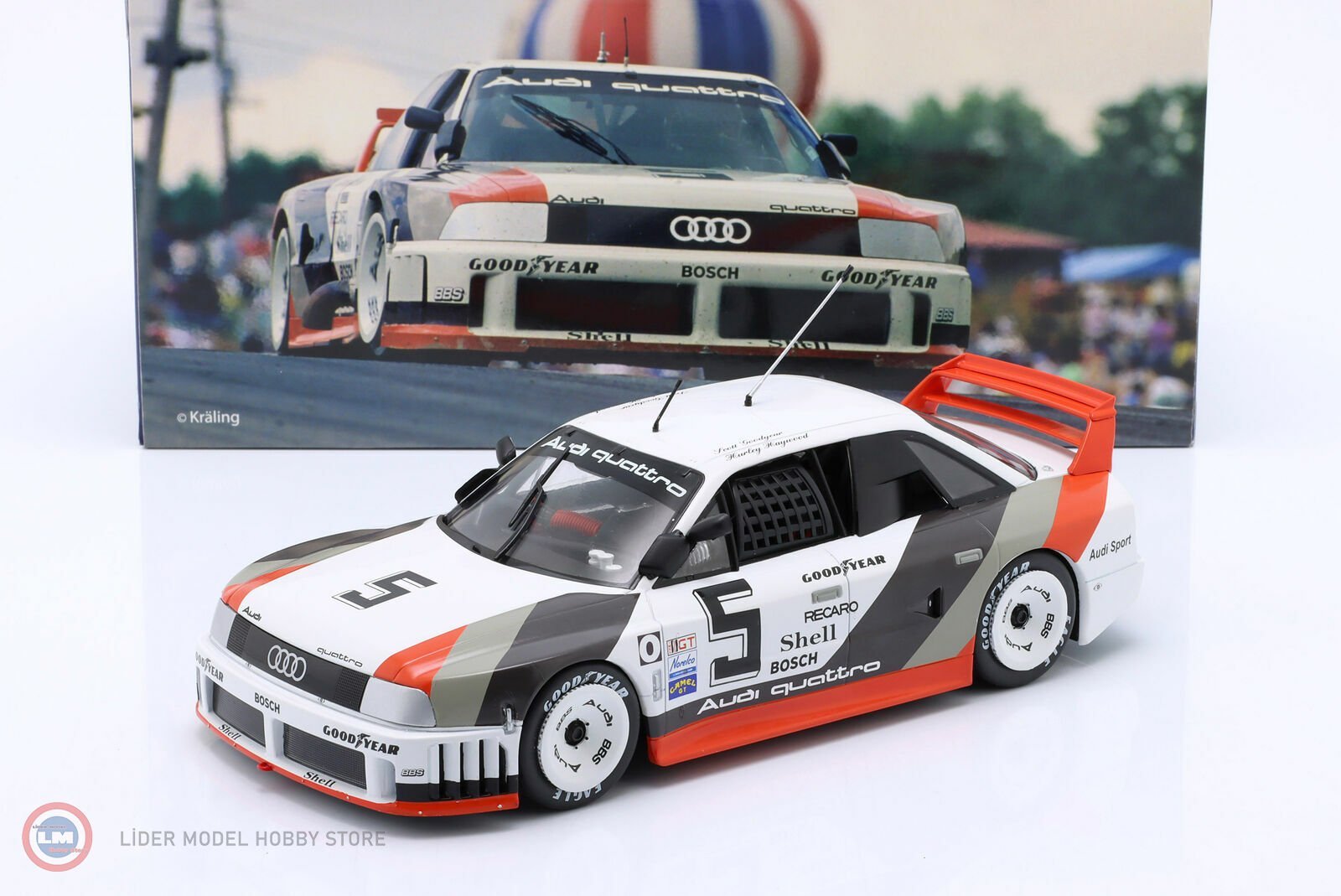 1:18 1989 Audi 90 IMSA GTO #5 500km Road America