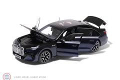 1:18 Minichamps 2024 BMW i7 M70 (G70) - BLUE METALLICBLACK METALLIC