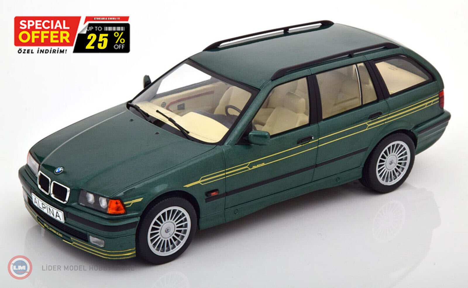 1:18 1995 BMW Alpina B3 3.2 Touring E36