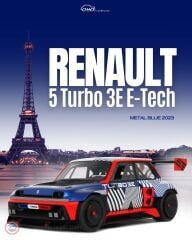 1:18 OTTO 2023 Renault 5 Turbo 3E E-Tech Metal Blue