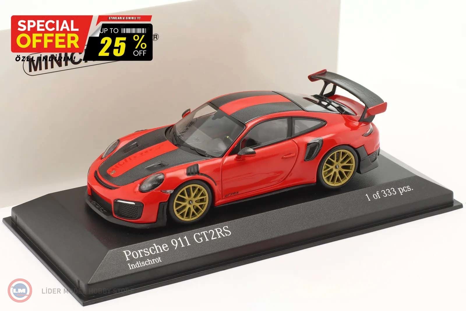 1:43 2018 Porsche 911 (991 II) GT2 RS Weissach Package
