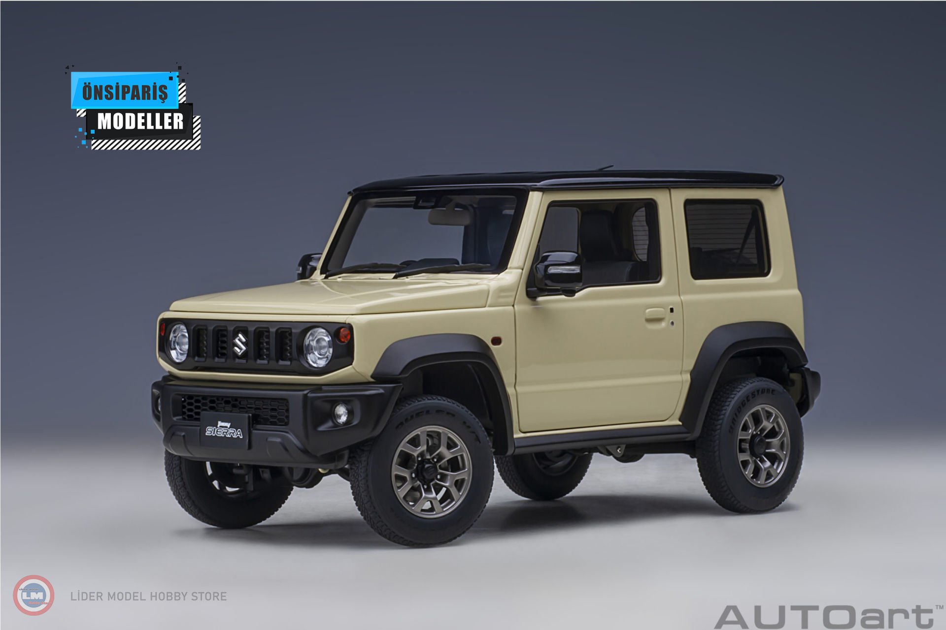 1:18 2018 Suzuki Jimny Sierra (JB74) 78510 (Chiffon Ivory Metallic)