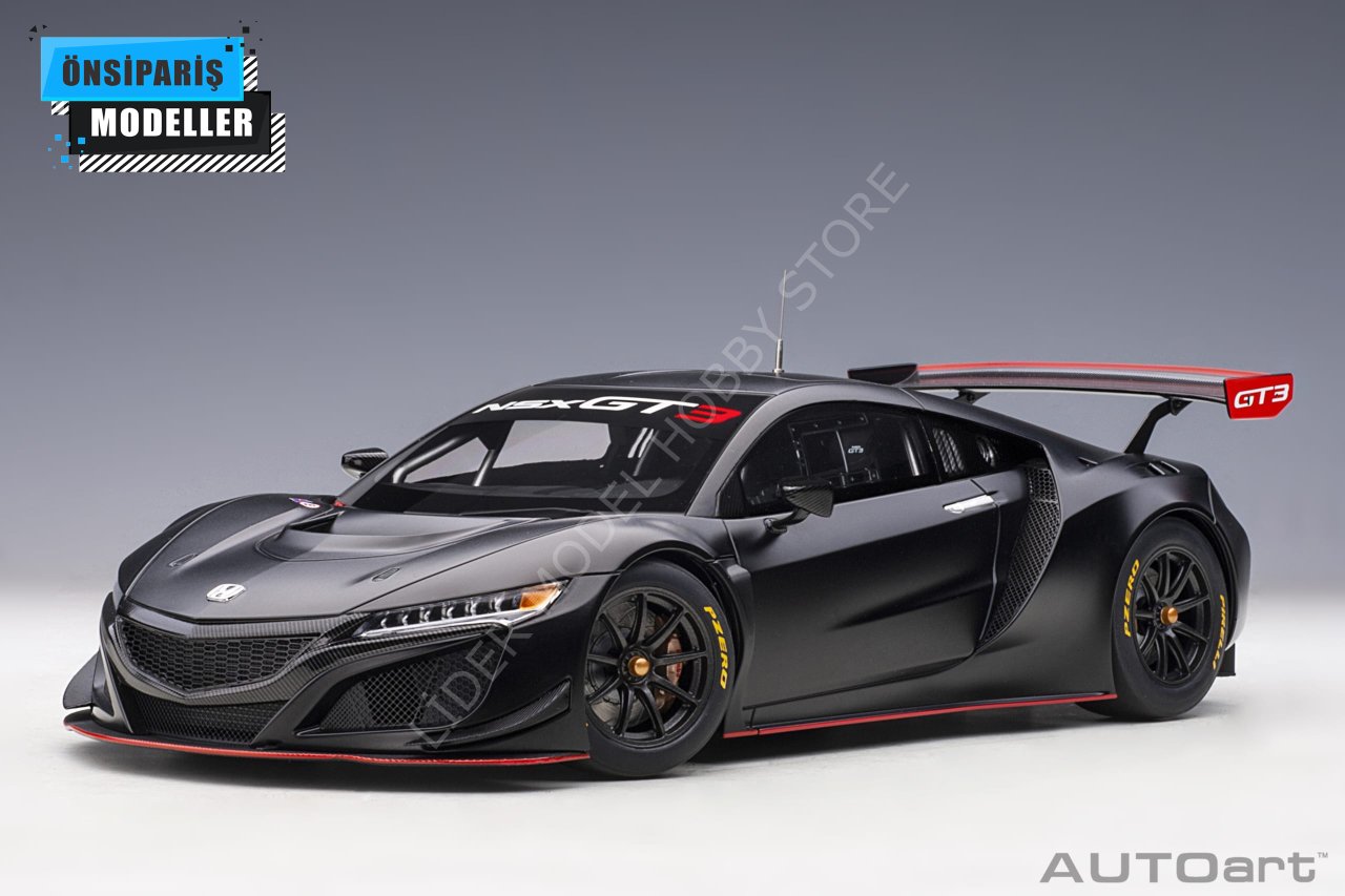 1:18 2018 Honda NSX GT3 Matt Black