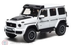 1:18 Almost Real 2023 Mercedes Benz G63 Brabus W463 4x4 Diamond White