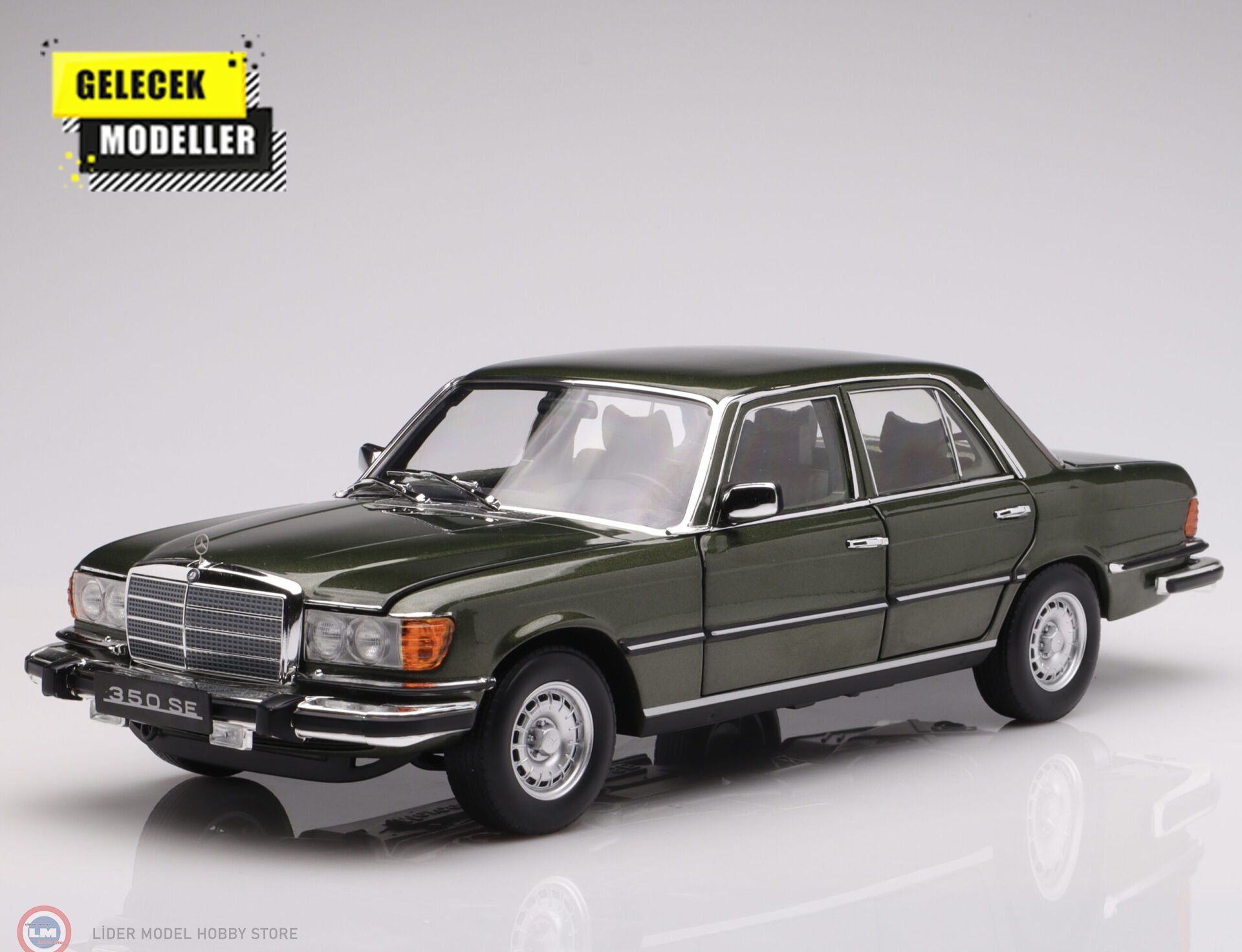 1:18 Norev 1973 Mercedes Benz 350SE W116 US-Version