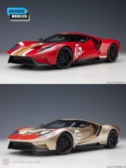 1:18 2022 Ford GT 2022 Alan Mann Heritage Edition (Alan Mann Red)